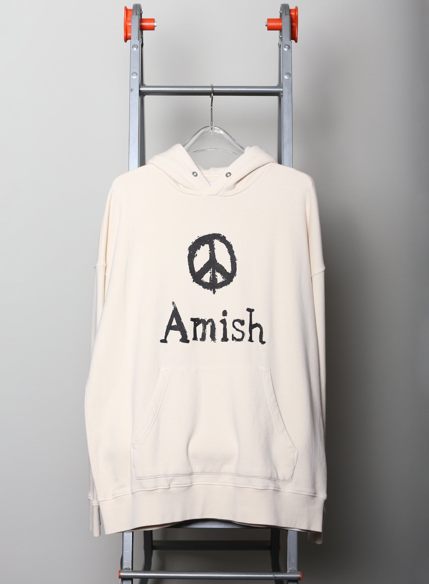 AMISH PEACE FELPA CON CAPPUCCIO